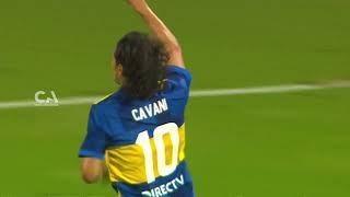 Gol de Edinson Cavani. Boca 2 - Central Norte 0. 32avos. Duodécima edición.