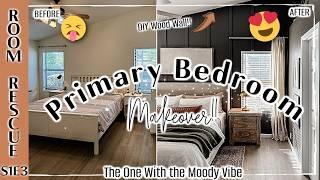 STUNNING PRIMARY BEDROOM MAKEOVER 2024 :: ROOM RESCUE S1E3 :: Moody Bedroom Design