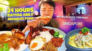 24 Hours Eating ONLY at Michelin Restaurants in Singapore & 2023 Singapore Michelin Stars Ceremony