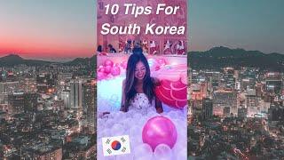 10 Tips You NEED To Know Before Traveling To South Korea - MUST SEE BEFORE YOU GO! #shorts