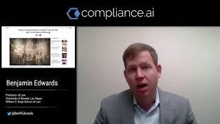 Compliance ai Advisors' Corner #6   FINRA and its Governance Structure feat  Prof  Ben Edwards