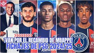 PSG VA por el RECAMBIO de MBAPPE y Mas FICHAJES para Competir con Todo en la Siguiente Temporada