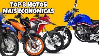 TOP 8 MOTOS MAIS ECONÔMICAS DO BRASIL