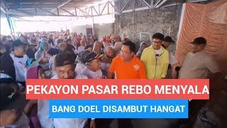 KAMPANYE SI DOEL DI PEKAYON PASAR REBO, WARGA ANTUSIAS