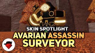 NEW Avarian Assassin Surveyor | Skin Spotlight | Tower Blitz [ROBLOX]