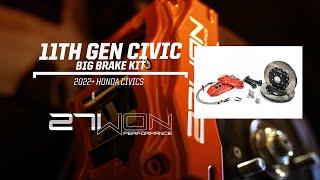 2022+ 11th Gen Honda Civic Big Brake Kit (27WON)