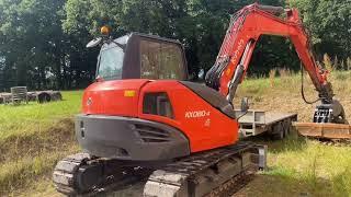 New machine at the yard! KUBOTA KX080-4