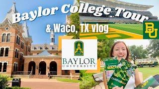 BAYLOR UNIVERSITY COLLEGE TOUR | Campus Life & McLane Stadium | Plus Visiting Magnolia & MORE! Waco