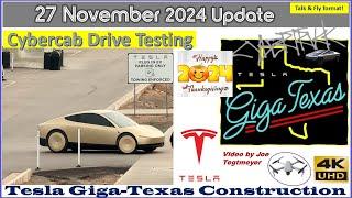 Cybercab Testing, New Megapack Site, & Castings Everywhere! 27 Nov 2024 Giga Texas Update (07:10AM)