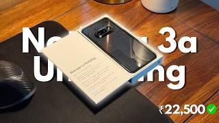 Nothing Phone 3a (Black) Unboxing & Quick Impressions (Indian Retail Unit)