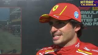 Carlos Sainz United States Grand Prix Post RACE Interview | F1 2024 US Grand Prix