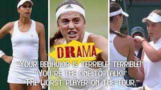 Wimbledon DRAMA: Jelena Ostapenko & Ajla Tomljanovic