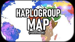 Haplogroup Map of the World: Your Genetic Surname (+Download Link)