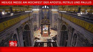 29. Juni 2023, Heilige Messe am Hochfest der Apostel Petrus und Paulus | Papst Franziskus