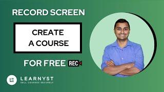 How to Record videos for online courses| Create your first online course