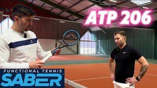 The Ultimate Tennis Training Tool | Me and Former ATP 206 Try the SABER