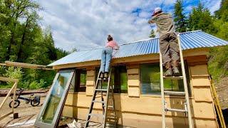 Cutting The Roof Off Our Brand New Greenhouse