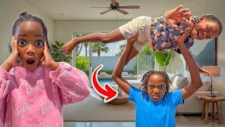 SIAH CAUGHT  BULLYING His Brother, What MELLY Does   Him