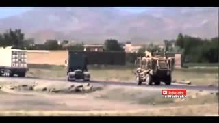 Подрыв на фугасе MRAP. Afghanistan War 2015