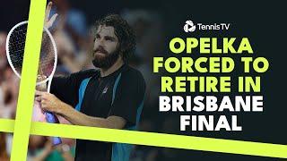 Jiri Lehecka Vs Reilly Opelka Cut Short Due to Retirement | Brisbane 2025 Final Highlights