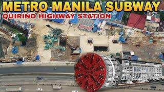 SUNDAY UPDATE METRO MANILA SUBWAY QUIRINO HIGHWAY STATION UPDATE 07/28/2024