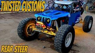 [WR-21] WRECKED GEAR REAR STEER | Rock Crawler | Build Break Down/Tour