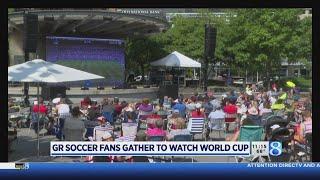 GR soccer fans gather to watch World Cup