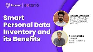 Smart Personal Data Inventory and its Benefits | Tsaaro X Exterro | #webinar #dpdpact #dataprivacy