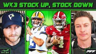 Week 3 Stock Up, Stock Down For 2025 NFL Draft | NFL Stock Exchange