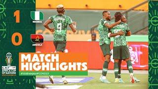 HIGHLIGHTS | Nigeria  Angola | #TotalEnergiesAFCON2023 - Quarter Finals