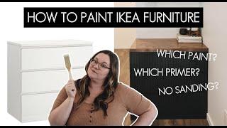 How To Paint Ikea Furniture | IKEA Malm Dresser Hack