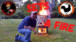 Raley's Small Engines sets The Rusty Rooster on fire