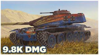 T95E6 Piranha • 9.8K DMG 6 KILLS • WoT Blitz