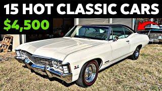 New Driver Discount Prices: 15 Classic Cars For Sale Under $10,000