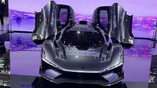 A showcase of China’s four major supercars， Xiaomi SU7, BYD Yangwang U9