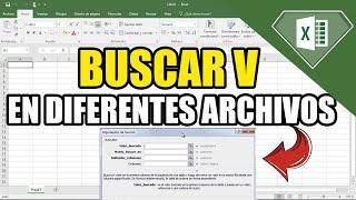 Como usar BUSCAR V VLOOKUP con dos diferentes archivos en Excel 2023 | Buscarv en diferentes hojas 