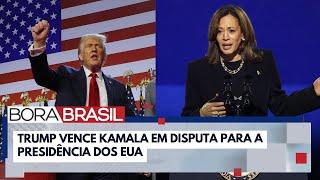 Donald Trump vence Kamala Harris e é eleito o 47° presidente dos EUA | Bora Brasil