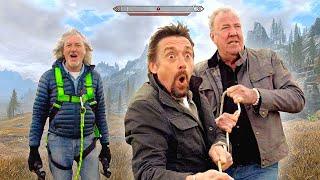 Top Gear in Skyrim goes wrong