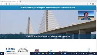 DE Nonprofit Support Program Part II Schedules Training