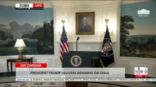 LIVE: President Trump Delivers Remarks on Syria