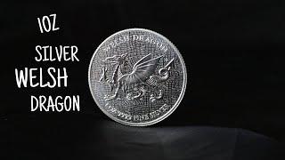 Welsh Dragon Silver Coin