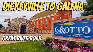 Great River Road Treasures: (Dickeyville Grotto) to Grant's Home