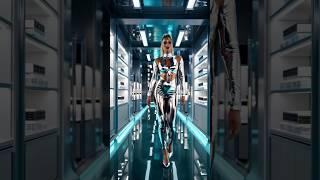  LadyBoss in BioLab. Precision. Power. Perfection. #AIBeauty #futuristicelegance #ladyboss