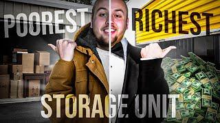 I Bought a Storage Unit In The RICHEST And POOREST City and OH MY GOD! (HUGE Score!)