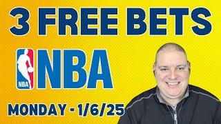 Monday 3 Free NBA Picks & Betting Predictions - 1/6/25 l Craig's Picks & Predictions l #nbabets