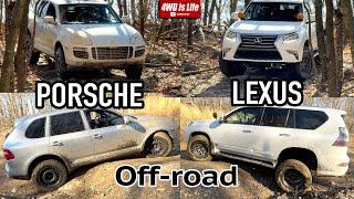 Lexus GX460 vs Porsche Cayenne Turbo - Off-road Comparison