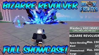 NEW Bizarre Revolver FULL SHOWCASE! | Blox Fruits Bizarre Revolver Gun Full Showcase & Review