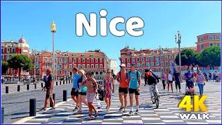 【4K】𝐖𝐀𝐋𝐊  NICE  FRANCE - VIDEO WALKING Travel channel !!