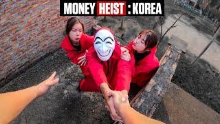 MONEY HEIST KOREA: ESCAPE FROM MAGIC OF LOVE ️ vs ANGRY GIRLFRIEND  1.5 (Epic Parkour Chase)