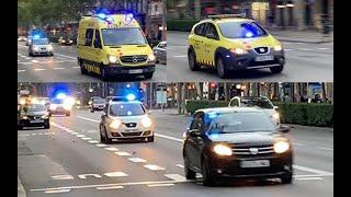 [BARCELONA] Mossos d'Esquadra y SEM a un servicio muy urgente // Catalan Police and Ambulances